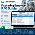 PlantFloor Tools Packaging Equipment RFQ Builder Excel template